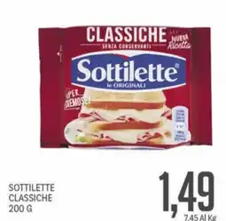 Supermercati Piccolo Sottilette classiche offerta