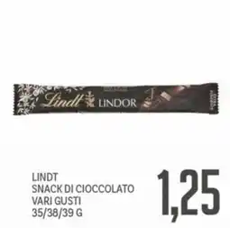Supermercati Piccolo Lindt snack di cioccolato offerta