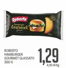 Supermercati Piccolo Roberto hamburger gourmet glassato offerta