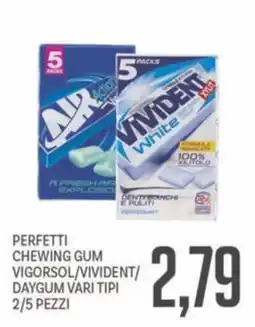 Supermercati Piccolo Perfetti chewing gum offerta