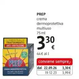 dm drogerie markt PREP crema dermoprotettiva multiuso offerta