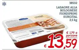 Zona Lasagne alla bolognese Fiordiprimi offerta