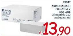 Zona Asciugamani piegati a V Pro Line offerta