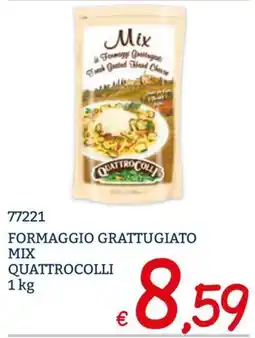 Zona Formaggio grattugiato mix Quattrocolli offerta