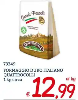 Zona Formaggio duro italiano Quattrocolli offerta