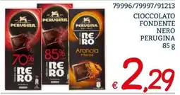 Zona Cioccolato fondente nero Perugina offerta