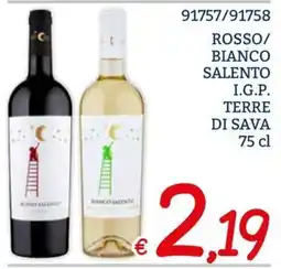 Zona Rosso/ Bianco Salento I.G.P. Terre di Sava offerta