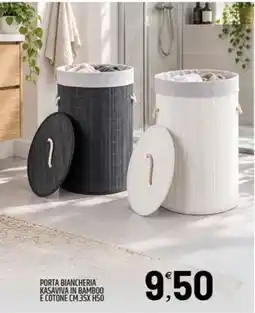 Ard Discount Porta biancheria Kasaviva in bamboo e cotone offerta