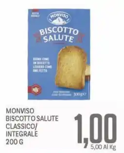 Supermercati Piccolo Monviso biscotto salute classico/integrale offerta