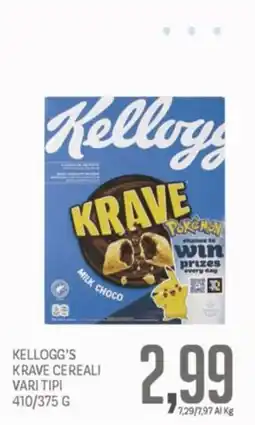 Supermercati Piccolo Kellogg's Krave Cereali offerta