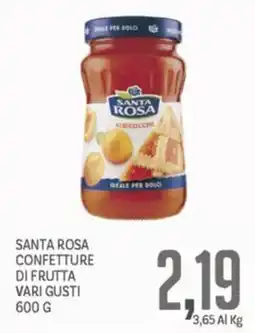 Supermercati Piccolo Santa Rosa confettura di frutta vari gusti offerta