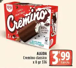 Rossotono Carrefour Algida Cremino classico offerta