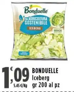 Rossotono Carrefour Bonduelle Iceberg offerta