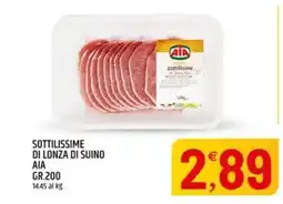 Ard Discount Sottilissime di lonza di suino AIA offerta