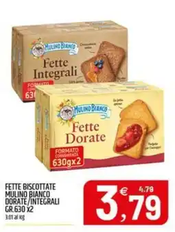 Ard Discount Fette biscottate Mulino Bianco Dorate/Integrali offerta