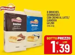 Ard Discount Sfornasole brioches con crema al latte offerta
