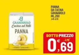 Ard Discount Panna da cucina Granarolo offerta