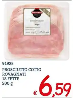 Zona Prosciutto cotto Rovagnati offerta
