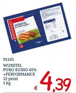 Zona Würstel di puro suino +performance offerta