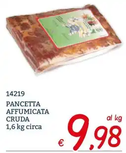 Zona Pancetta affumicata cruda offerta