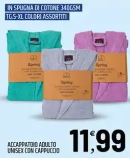 Ard Discount Spring accappatoio adulto unisex con cappuccio offerta