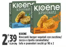 Rossotono Carrefour Kioene kroccanti burger vegetali offerta