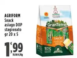 Rossotono Carrefour Snack asiago DOP stagionato GranTerre offerta