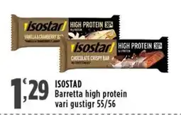 Rossotono Carrefour Isostar Barretta high protein offerta
