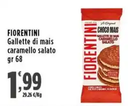Rossotono Carrefour Fiorentini Gallette di mais caramello salato offerta