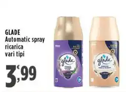Rossotono Carrefour Glade Automatic spray ricarica offerta