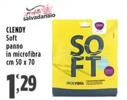 Rossotono Carrefour Clendy panno in microfibra offerta