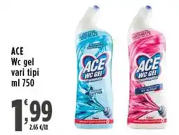 Rossotono Carrefour Ace wc gel offerta
