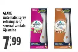 Rossotono Carrefour Glade Automatic spray relaxing zen/sensual sandalo &jasmine offerta