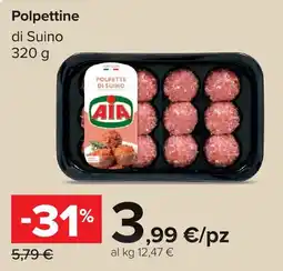 Carrefour Polpette di suino AIA offerta