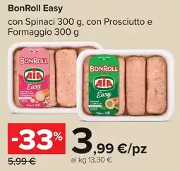Carrefour BonRoll Easy con Spinaci offerta