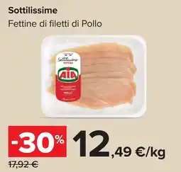 Carrefour Sottilissime Fettine di Pollo offerta