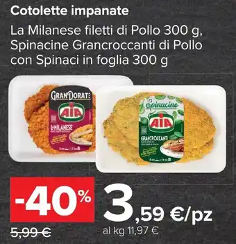 Cotolette impanate