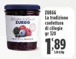 Rossotono Carrefour Frutti di bosco Zuegg offerta