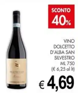 PrestoFresco Vino Dolcetto d'Alba San Silvestro offerta
