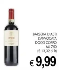 PrestoFresco Barbera d'Asti L'Avvocata offerta