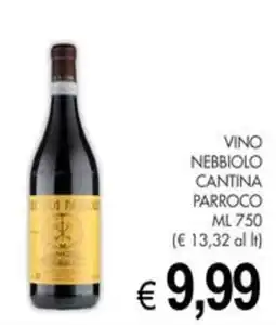 PrestoFresco Vino Nebbiolo Cantina Parroco offerta