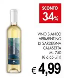 PrestoFresco Vino bianco vermentino di Sardegna Calasetta offerta