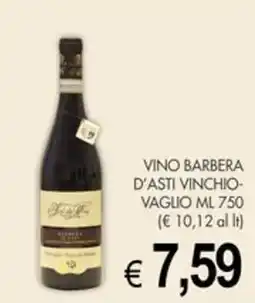 PrestoFresco Vino Barbera d'Asti Vinchio-Vaglio offerta