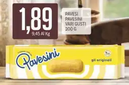 Supermercati Piccolo Pavesi pavesini vari gusti offerta