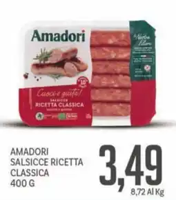 Supermercati Piccolo Amadori Salsicce Ricetta Classica offerta
