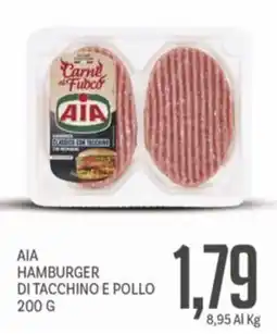 Supermercati Piccolo AIA Hamburger di tacchino e pollo offerta