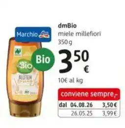 dm drogerie markt dmBio miele millefiori offerta