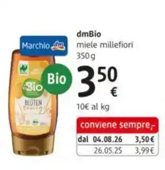 DmBio miele millefiori