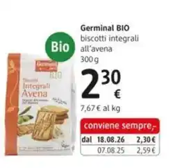 dm drogerie markt Germinal BIO biscotti integrali all'avena offerta