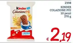 Zona Kinder Colazione Più offerta